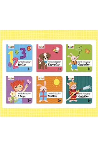 Minik Kitaplar Serisi Seti - 12 Kitap Takım - Kutulu- Eolo