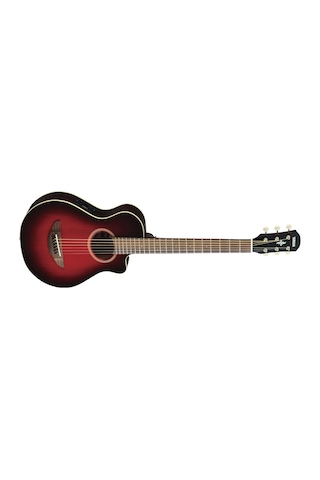 Yamaha Apxt2drb Elektro Akustik Gitar Dark Red Burst