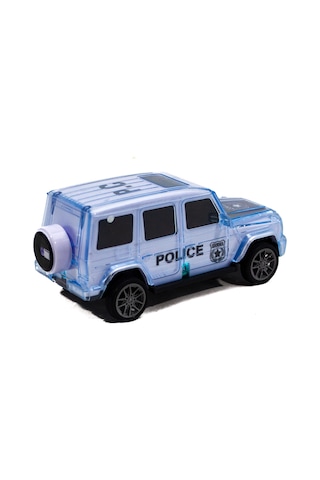 Oyuncak Polis Arabası Mercedes G Işıklı Sesli Sürtmeli 14 Cm