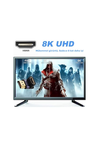Ally Hdmı To Hdmı 8k 2.1uhd 90 Derece Çevirici Otg Adaptör