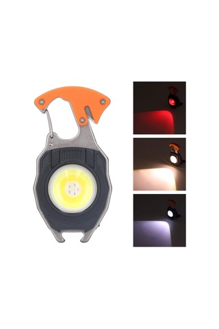 Mini Çalışma Işığı Çakmak Özellikli Led Anahtarlık El Feneri Mavi