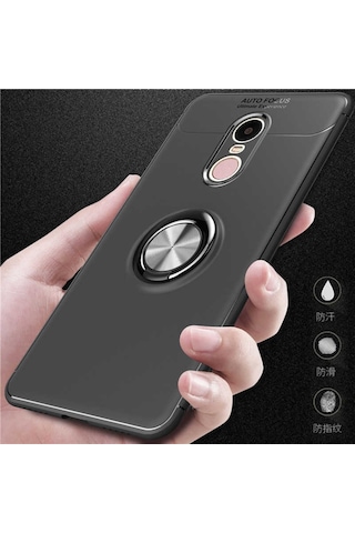 Xiaomi Redmi Note 4X Kılıf Yüzüklü Magnetli Ravel Case