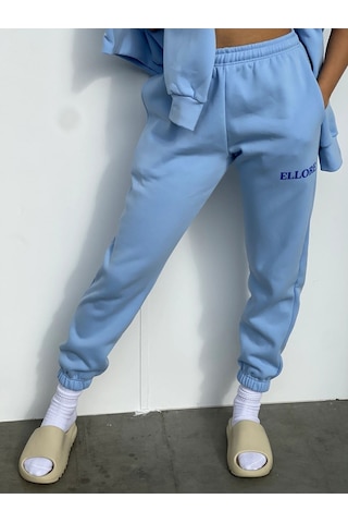 Kadın Bebe Mavisi Ellore Oversize Eşofman Altı Bebe Mavisi-152333
