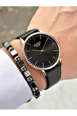 Jg. Polo Clup Jpc.0725 Erkek Kol Saati Altın