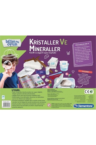 Clementoni Bilim ve Oyun Kristaller ve Mineraller Cle-64964