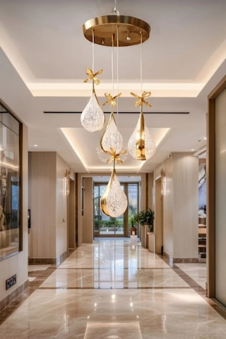 Bohem Aydınlatma 3+1 Modern Armut Desen Sarkıt 3 Renk Led Salon/antre/yatak Odası Avizesi Gold 1