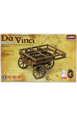 Academy 18129 Da Vinci Arabası, Plastik Model Kiti-49081