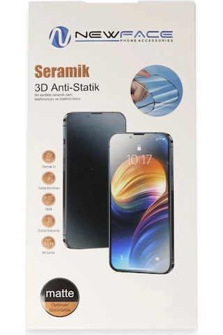 Samsung Uyumlu,  Galaxy A14 4g 3d Antistatik Mat Seramik Nano Ekran Koruyucu