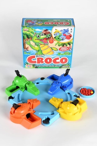 Zeno Toys Zn001 Çılgın Croco Misket Kapmaca Oyunu 4'lü