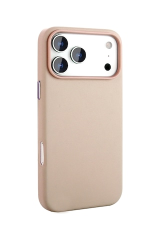Nihcase Apple Uyumlu iPhone 17 Pro Max Kılıf Msafe Şarj Özellikli Pu Deri Kupra Kapak