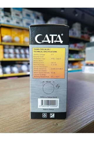 Ct-9451 Pilli Duman Dedektörü Pil Hariçtir