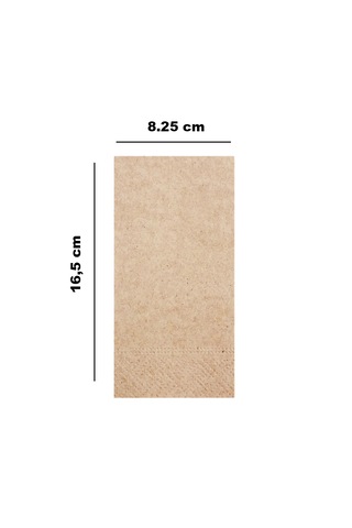 Kraft 33x33 Garson Katlama Peçete