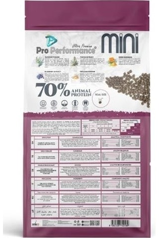 Pro Performance Ultra Premium Hipoalerjenik Kuzu Etli ve Yaban Mersinli Küçük Irk Yavru Köpek Maması 7 KG