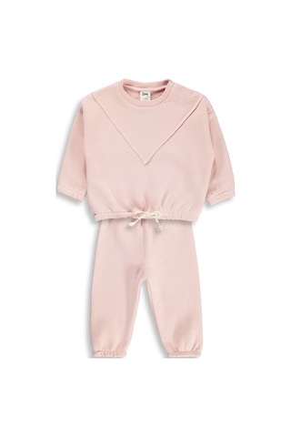 Civil Baby Basic 6-18 Ay Takım - Pembe Pudra Pembesi