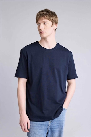 Defacto %100 Pamuk Basic Lacivert Erkek T-shirt V7699az/nv64 Lacivert