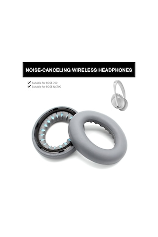 Bose 700/NC700 Bluetooth Kulaklık İçin Kulak Pedleri Gri