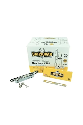 Şahsuvar Oda Kapı Kilidi 40mm Oval Ayna K-305 Şahsuvar Kilit Krom