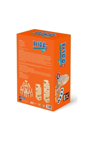 1 X 100 Çarpım Tablosu - Çarpma - Oyun - Ahşap Oyuncak - Matema