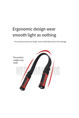Aubyhe Algoneto Manyetik Tabanlı Usb Şarjlı Led Boyun Lambası - Elserbest Okuma, Bisiklet, Gece Balıkçılığı Ve Çalışma Aydınlatması