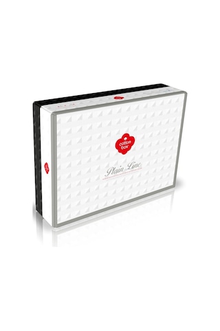 Cotton Box Plain Pamuk Battaniyeli Tek Kişilik Nevresim Takımı Sh