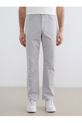 Lcwaıkıkı Classic Gri Regular Fit Gabardin Erkek Chino Pantolon