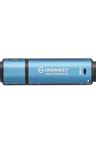 KINGSTON IRONKEY VAULT PRIVACY50 AES-256 32GB IKVP50/32GB ŞİFRELİ