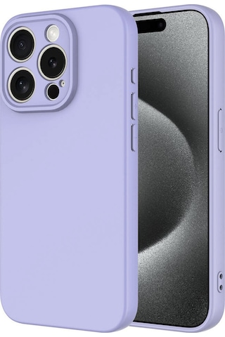 Apple Uyumlu iPhone 15 Pro İçi Kadife Kamera Korumalı Lansman Silikon Kılıf