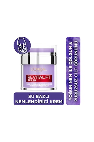 L'oréal Paris Revitalift Filler Dolgunlaştırıcı Su Bazlı Pressed Jar Nemlendirici Yüz Kremi 50ml
