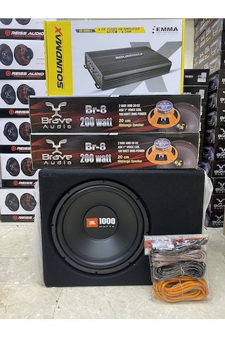Jbl 30 CM Bas Brava Auıdo 20 CM İki Takım Midrange Soundmax Anfi