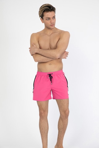 Miami Beach Erkek Deniz Şortu Pembe