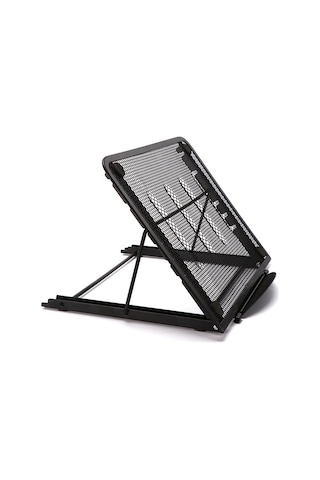 Kosona Metal Bilgisayar Ve Tablet Ayaküstü, Çok Renk Seçeneği, Çalışma Ve Okuma İçin Sabitleyici - Siyah