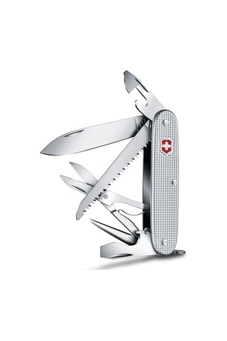 Victorinox Cep Bıçağı Farmer X Alox 10 Fonksiyon, Bıçak, Konserve Açacağı, Tornavida, Ahşap Testere