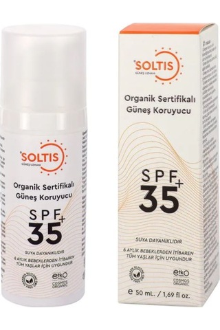 Soltis Organik Sertifikalı Güneş Koruyucu Krem Spf 35+ 50 ML