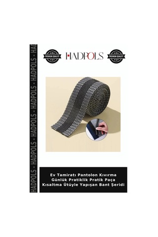 Ev Tamiratı Pantolon Kıvırma Günlük Pratiklik Pratik Paça Kısaltma Ütüyle Yapışan Bant Şeridi