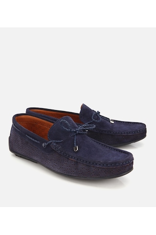 Hotiç Erkek Süet Deri Lacivert Delikli Günlük Loafer 02ayh319470a680 02ayh319470a680
