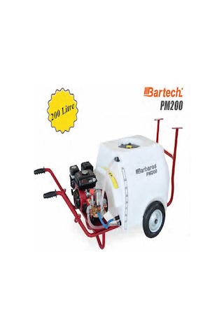 Bartech Pm200 200 L Pulverizatör Pistonlu Ilaçlama Makinesi