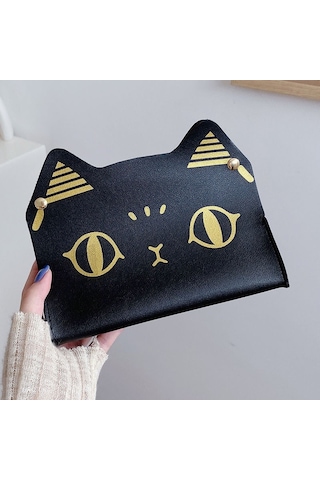 A-kağıt Havlu Kutusu Karikatür Kedi Tasarım Sevimli Karikatür Desen Ev Ofis Tuvalet Araba Masaüstü Çekmece Tuvalet Kağıdı Çekmecesi