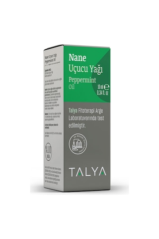 Talya %100 Saf ve Doğal Buhurdanlık ve Difüzör İçin Nane Uçucu Yağı 10 ML