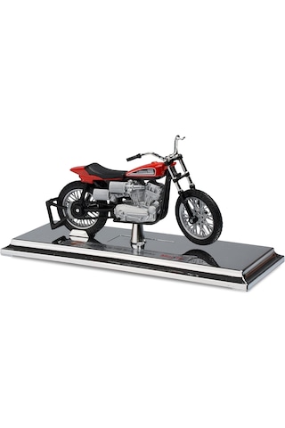 Harley Davidson Xr750 Turuncu/siyah 1:18 Model Motosiklet