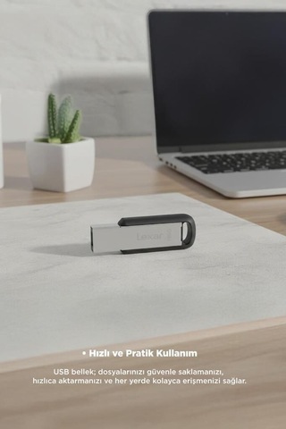 Premium Yedekleme Öğrenci Çalışma Lexar Metal Usb 3.2 Gen1 Flash Bellek 150 Mb/s 128 Gb M400