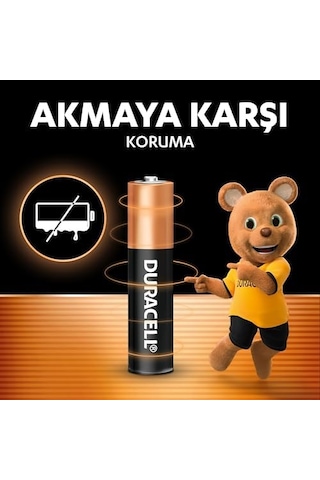 Basıc Aaa Alkalin İnce Kalem Pil 10&apos Lu Paket 1,5v Daha Uzun Ömürlü Günlük Cihazlar İçin Güvenilir Güç Plastik İçermeyen Ambalaj - Mn2400