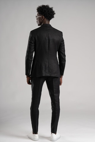 Sir Regular Fit Yarım Astarlı %100 Linen Keten Kumaş Takım Elbise 001