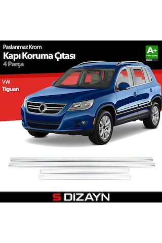 S-Dizayn Vw Tiguan Kapı Koruma Çıtası Krom 2007-2015