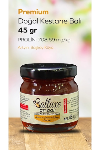 Balluxe Premium Doğal Kestane Balı 45 Gr Deneme Ürünü