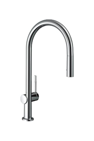 Hansgrohe Talis M54 Tek Kollu Eviye Bataryası 210, Çekilebilir El Duşu, 2jet Krom krom