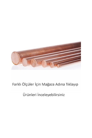 6 Mm Bakır Çubuk Topraklama Çubuğu Saf 50 Cm 478784606