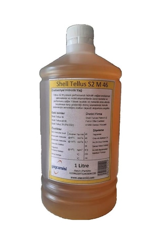 Açık Shell Tellus S2 M 46 Hidrolik Yağ 1 L