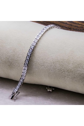 925 Ayar Gümüş Su Yolu Bileklik Model 5