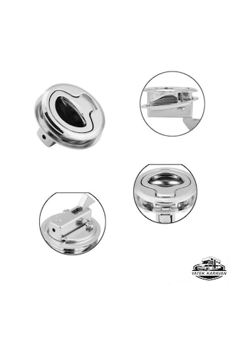 Karavan & Tekne Banyo Ve Mobilya Kilidi Çinko 38 Mm Çap Yatek Kar