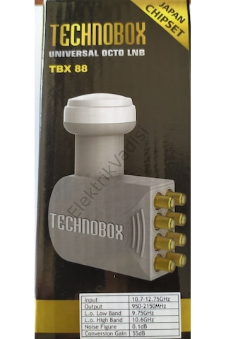 Technobox Lnb 8 Çıkışlı 8Li 4K Uyumlu Tbx88